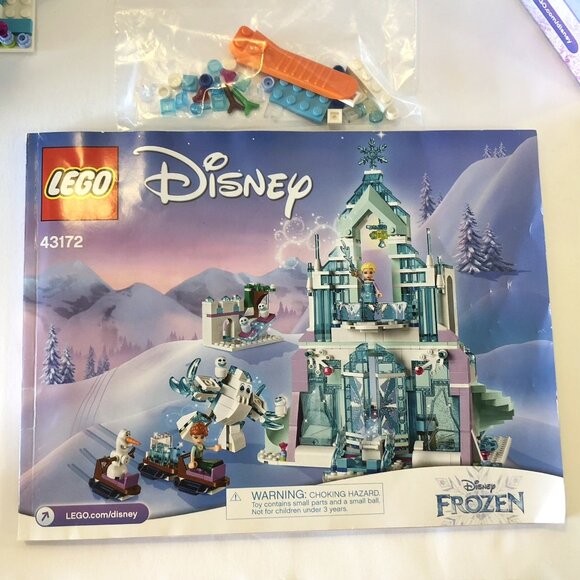 LEGO Disney Frozen 43172 Elsa's Magical Ice Palace Complete Manual Box Separator - Picture 13 of 15